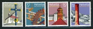 Schweiz kompletter postfrischer Satz #B613-616 Restaurationsprojekte Briefmarken - Bild 1 von 1