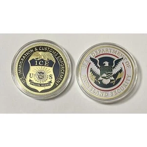 US INS Immigrations and Customs Enforcement Challenge Coin - ICE Special Agent - Bild 1 von 3