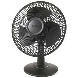 12" 3-Speed Oscillating Table Fan with Tilt Back Head, Black, 2017 - Picture 1 of 10