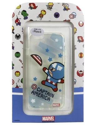 Funda Gel Ajustable Capitán América iPhone 6 Vengadores Marvel Kawaii Marvel Comics Foto 1 de 2