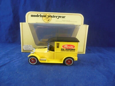 Rare Code 2 Matchbox Yesteryear Y5 1927 Talbot Van Merita Old Fashioned Bread - Image 1 of 4