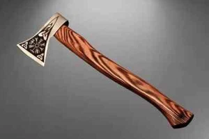 Viking Axe Handmade Corban Steel Blade Hunting Axe Outdoor Camping Gift item AU - Picture 1 of 7