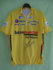 Maillot Jaune cycliste Tour piemont 2010 Béarn Dedicacé Nikolay Mihaylov - XL - Imagen 1 de 8