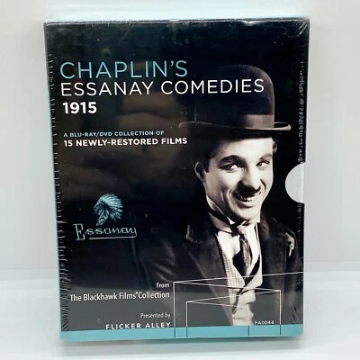 Chaplins Essanay Comedies 1915 Blu-Ray Box - 15 Restored Films *SEALED* OOP - Image 1 of 4