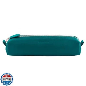 Estuche para bolígrafos y lápices estilográficos fuente con cremallera de cuero DiLoro H - Imagen 1 de 4