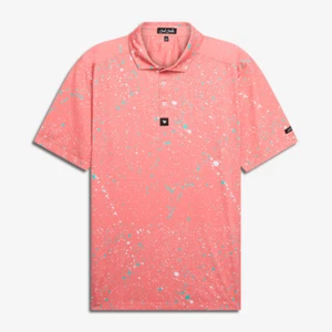 RARE/RETIRED Bad Birdie Golf Polo | Paint Splatter 2 The Sequel | Large | NWT - Picture 1 of 6