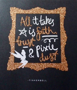 All it takes is faith, trust & pixie dust blank card & envelope, humour, new - Picture 1 of 1