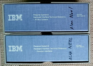 2 IBM PC/2 Hardware Interface Reference Manuals, AT-Bus Sys. & Common Intefaces - Picture 1 of 16