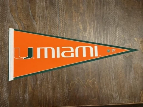University of Miami Hurricanes Classic Pennant Cover