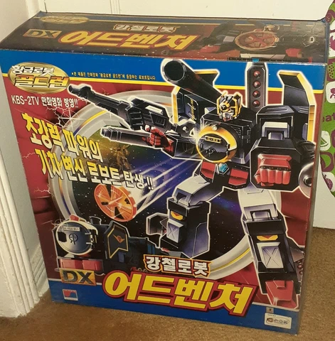 KOREAN GOLDRAN BRAVE OF GOLD DX ADVENGER TRAIN ROBOT DELUXE ADVENJER TRAIN Cover