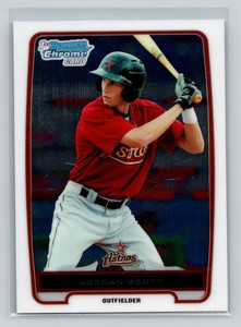 2012 Bowman Chrome #BCP145 Jordan Scott Prospects NM