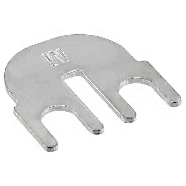 1 x JUMPER BARRIER BLK 2POS SPADE - Image 1 of 1