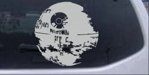 Star Wars Death Star Car Truck Window Laptop Decal Sticker Light Gray 4X4.0 - Picture 1 of 1
