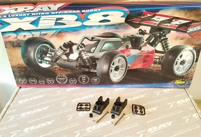  xray xb8 2017 luxury 1/8 nitro rear upright  - Image 1 of 2