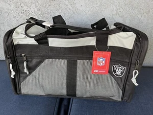 Raiders Team Color Duffle Bag 17x11x11 - Brand New with Retail Tag - Picture 1 of 7