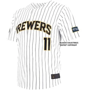 2025 MILWAUKEE BREWERS #11 JACKSON CHOURIO JERSEY SGA, PICK YOUR SIZE -NEW - Picture 1 of 3