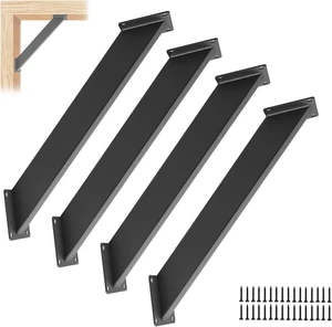 4 Pcs 45 Degree Angle Support Brackets, Pergola Kit Heavy Duty Connector for Woo - Picture 1 of 12