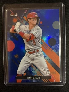 🔥Matt McLain 2025 Topps Finest #57 Blue Refractor 167/200 Reds - Picture 1 of 3