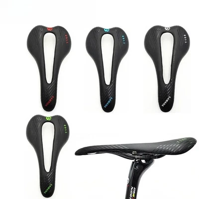 Sillín de fibra de carbono ultraligero alto rendimiento sillín abierto asiento MTB Superflow Foto 1 de 4