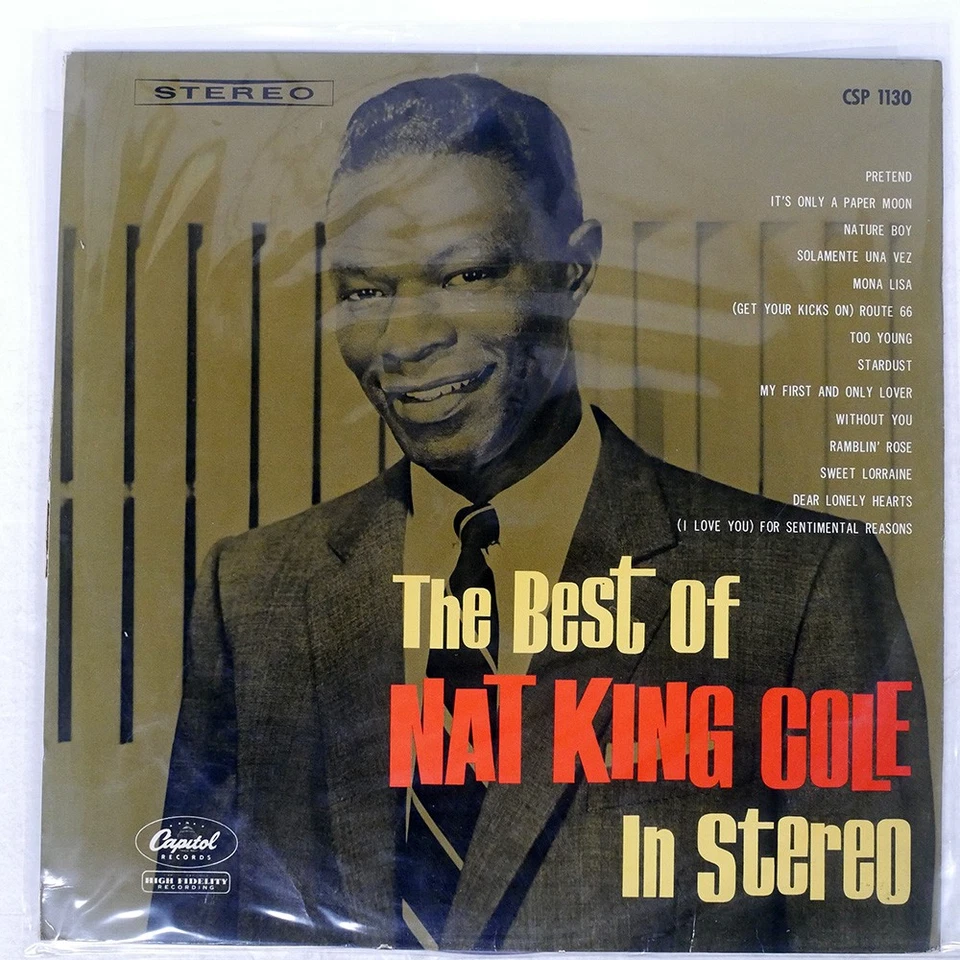NAT KING COLE BEST OF IN STEREO CAPITOL CSP1130 Japan VINYL LP - Image 1 of 1