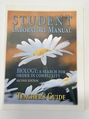 Biology A Search for Order in..Student Lab Manual Teacher Guide 2nd Ed~CLP F1 08 - Image 1 of 4