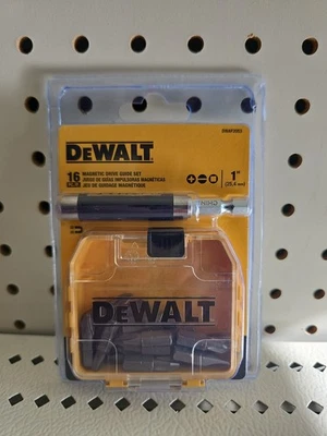 DEWALT DWAF2053 16 PCS. MAGNETIC DRIVE GUIDE SET BRAND NEW SEALED PACKAGE - Image 1 of 4