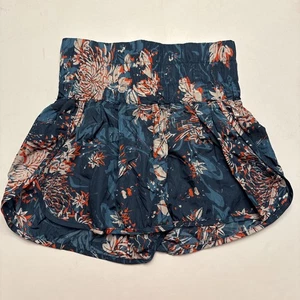 Pantalones cortos Free People Movement The Way Home para mujer talla XS verde azulado floral cintura alta - Imagen 1 de 12