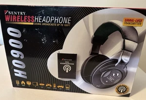 Sentry Wireless Cordless Headphones & Transmitter H0900 In Box - Picture 1 of 3