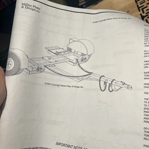 1000 - Heavy Duty Car Dolly DIY Master Plan How-To Blueprint Paper - Picture 1 of 3