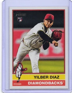 2025 Topps Heritage - Yilber Diaz #372 (RC) Arizona Diamondbacks - Picture 1 of 2