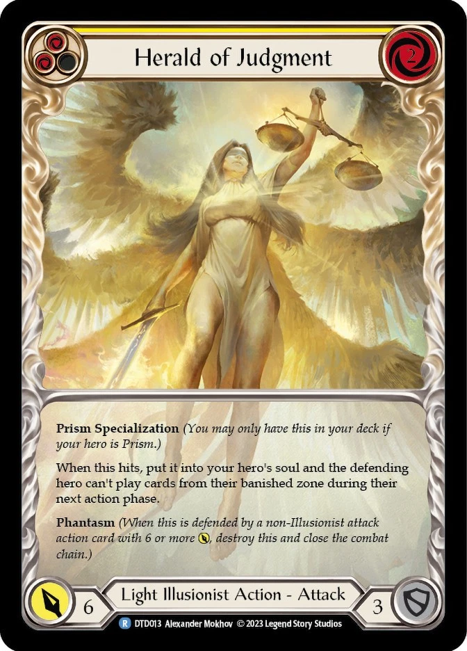 FAB   Herald of Judgment (Extended Art) - Dusk till Dawn Card # 013 - Image 1 of 1