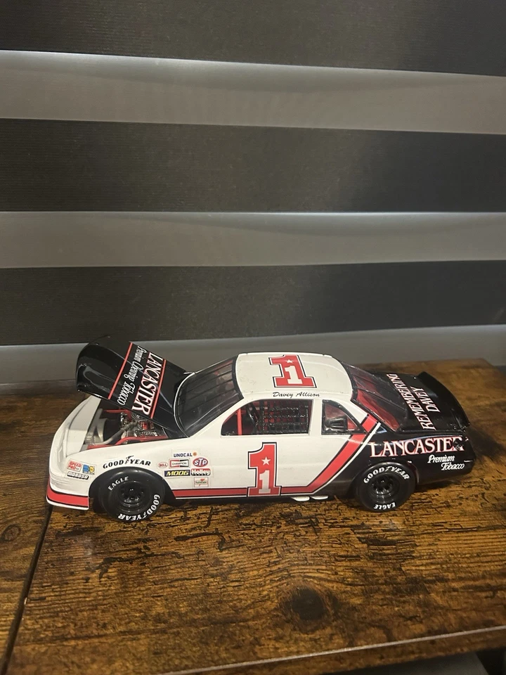 1/18 ERTL Remembering Davey Allison #1 Lancaster Chewing Tobacco Chevy Lumina - Image 1 of 2