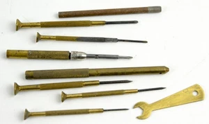 Cacciaviti/utensili vintage da gioielliere in ottone - Foto 1 di 4