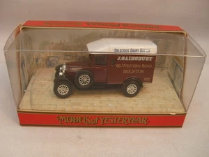 MATCHBOX MODELS OF YESTERYEAR 1:39 Y-19 1929 MORRIS COWLEY VAN J.SAINSBURY MIB - Picture 1 of 2