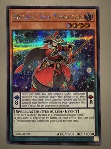 YUGIOH DOUBLE IRIS MAGICIAN ASIA ENGLISH EDITION CR02-AE021 SECRET RARE - Picture 1 of 3
