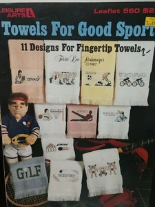 Freizeit Kunst Handtücher für guten Sport Faltblatt 560 Kreuzstichmuster Vintage 87 - Bild 1 von 1