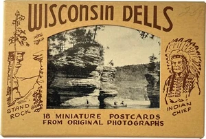 Wisconsin Dells, vintage set of miniature post cards - Picture 1 of 2