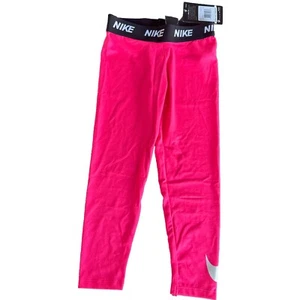 NIKE SPORT AUTHENTIC Girls Sz 6 Leggings Pants Hyper Pink New NWT - Picture 1 of 3