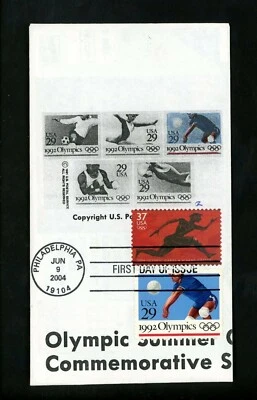 Ranto Cachet US FDC #3863 en 2637-41 Juegos Olímpicos Atenas Grecia voleibol 2004 Foto 1 de 2