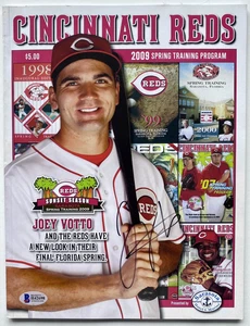 JOEY VOTTO SIGNED 2009 SPRING TRAINING PROGRAM BECKETT AUTHENTIC AUTO - Picture 1 of 2