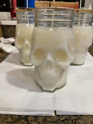 Skull candle jar - Image 1 of 3
