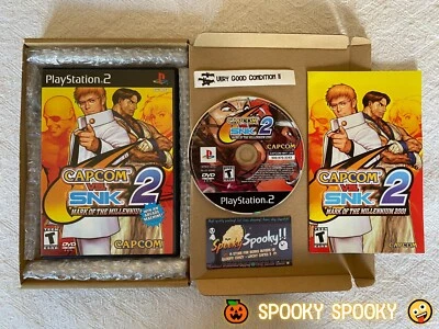 Capcom vs SNK 2 Mark of the Millennium PS2 - NTSC-U/C USA VGC CIB - Tracked - Image 1 of 4
