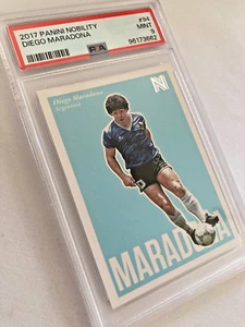 2017 PANINI NOBILITY #94 DIEGO MARADONA PSA 9 - Picture 1 of 24