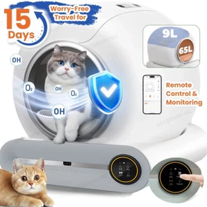 65L+9L Automatische Smart Selbstreinigende Voll Katzentoilette Geschlossen Haustier Toilette🔥 - Bild 1 von 16