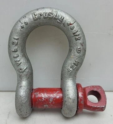 1/2" Crosby Screw Pin Anchor Shackle 2 Ton WLL - Image 1 of 4