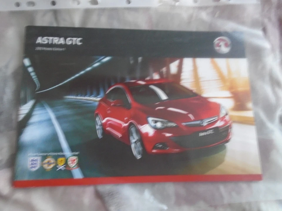 Vauxhall Astra GTC range brochure 2012 Ed 1 UK market - Image 1 of 1