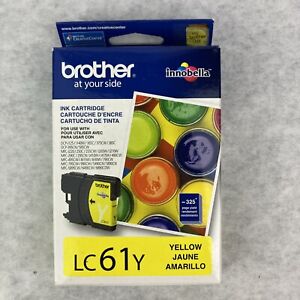 Brother LC61Y Innobella Ink Yellow 06/214, New In Box