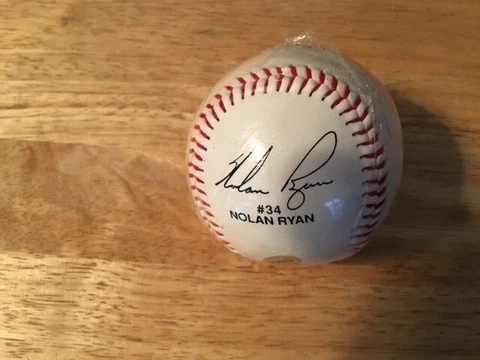 Souvenir Baseball - Nolan Ryan - Not Autographed Cover