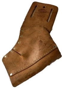 NICHOLAS WORK GEAR COWHIDE SIDE BELT HOLSTER DRILL SCREWDRIVER HOLDER NO 1720R  - Picture 1 of 5