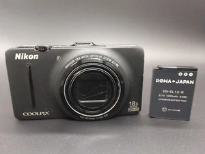 Nikon COOLPIX S9300 digital camera power on, switch, screen problem, for repair - Picture 1 of 11